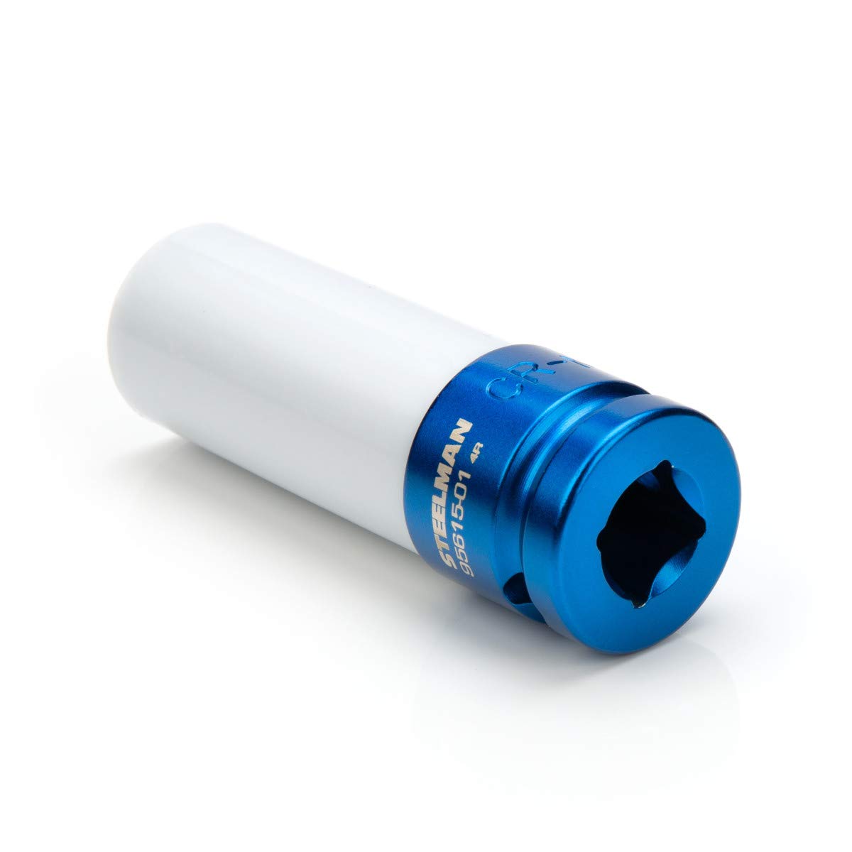 Steelman 17mm Sleeved Socket, Wheel and Lug Nut Protector Polyethylene Sleeve and Insert, Non-Marring, Long, 6-Point, ½-inch Drive - Image 3